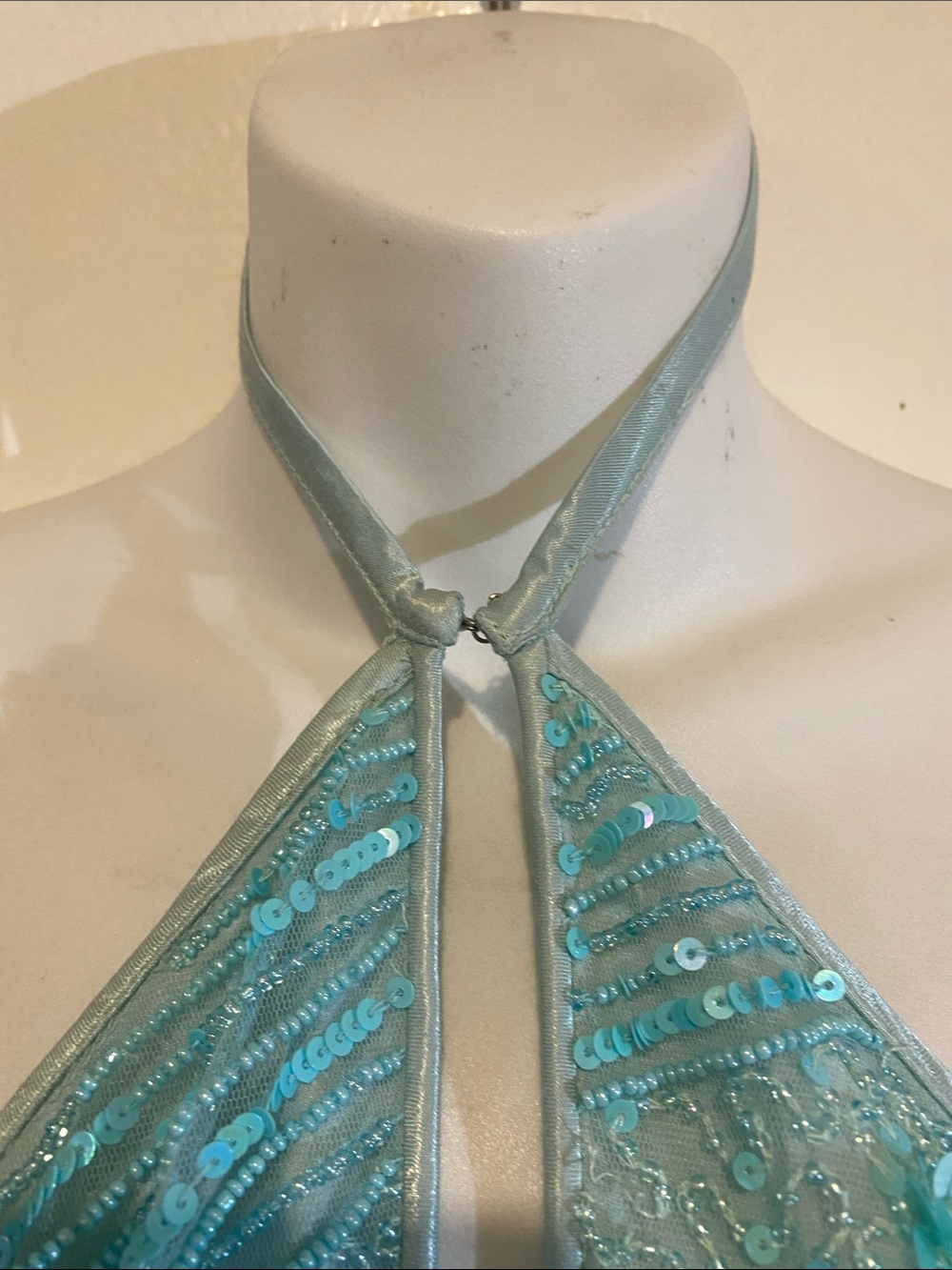 Lovers + Friends Aqua One-Shoulder Sequin Mini Dress - Picture 7 of 8